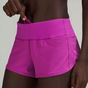 Lululemon Speed Up Low Rise Lined Short 2.5 inch